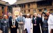 Various religious leaders including Baha'is, Buddhists, Christians, Hindus, Muslims, Jains, Jews, Shintos, Sikhs, Taoists and Zoroastrians convened for the event.  All of them share the same idea in promoting world peace and protection of the global environment.