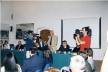 Vice President, Green Cross International speaking at the press conference at Urbino