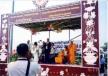 At the reception for the Prime Minister of Sri Lanka, Hon. Ranil Wickremeshinghe, who was visiting Japan, held at the Lankaji Temple on June 2003.