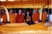 (2nd from L) Sumangara Anunayaka Maha Thero, Rev. Gensei, Vice President, 　　　Dr. Ito, President, Seelaratana Maha Thero, Sri Narendrasinha Raja Maha Temple, (late Mahanayake’s younger brother)